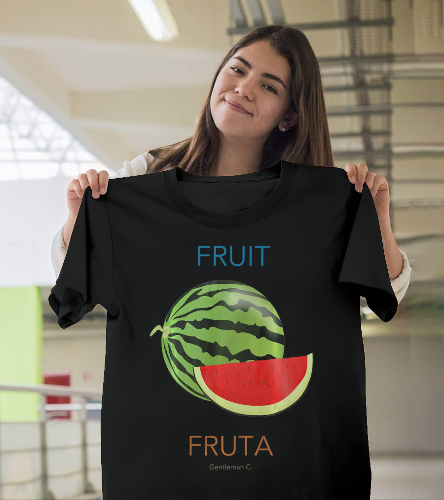 Fruit Fruta Watermelon Sandia Gentleman C T-Shirt