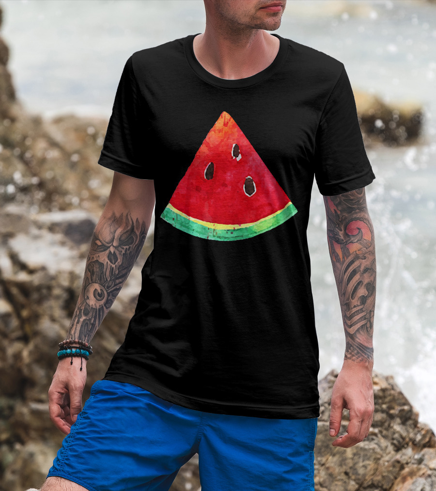Watermelon Slice Fun Fruit Group Costume T-Shirt