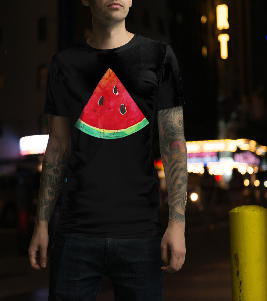 Watermelon Slice Fun Fruit Group Costume T-Shirt