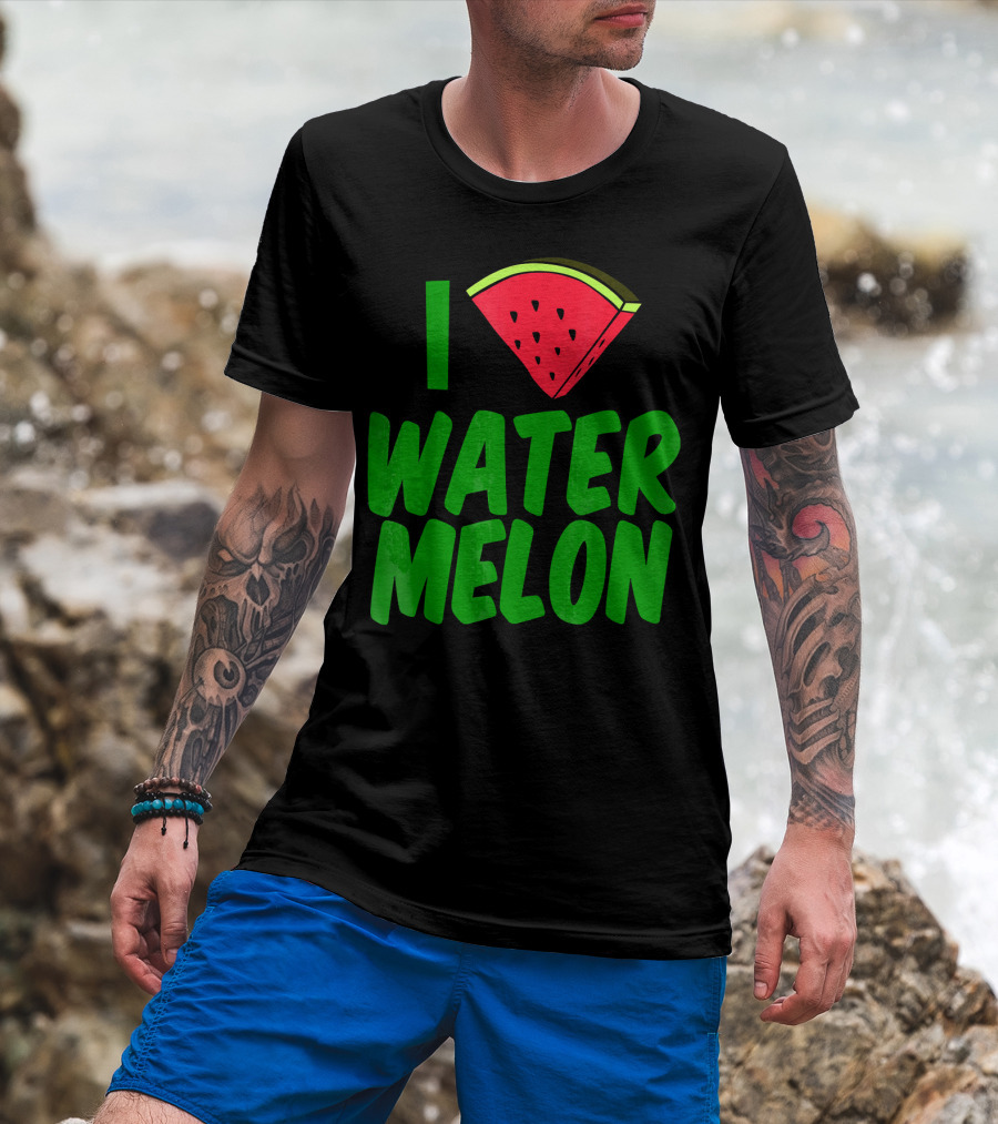 I Love Watermelon Slice Top T-Shirt