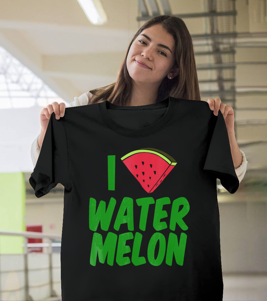 I Love Watermelon Slice Top T-Shirt