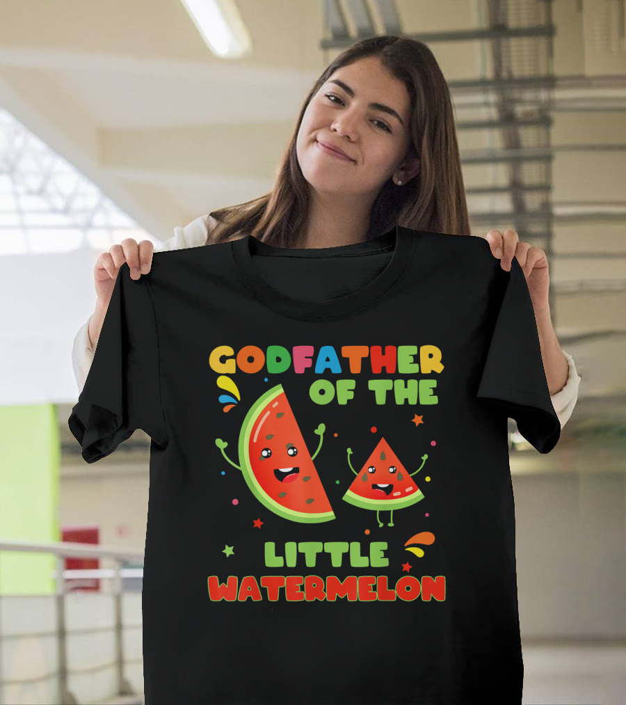 Godfather of the Little Watermelon Happy Cartoon Fruit T-Shirt