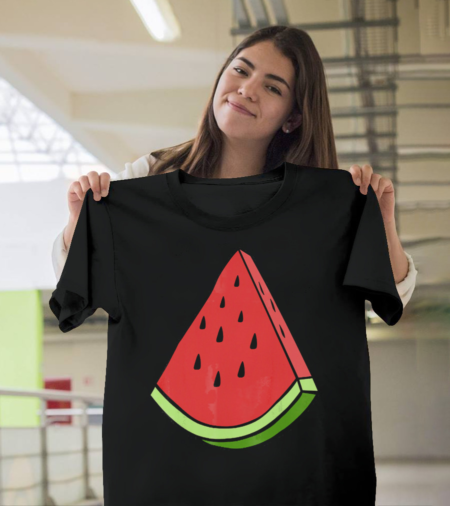 Watermelon Slice Red Green Wedge T-Shirt