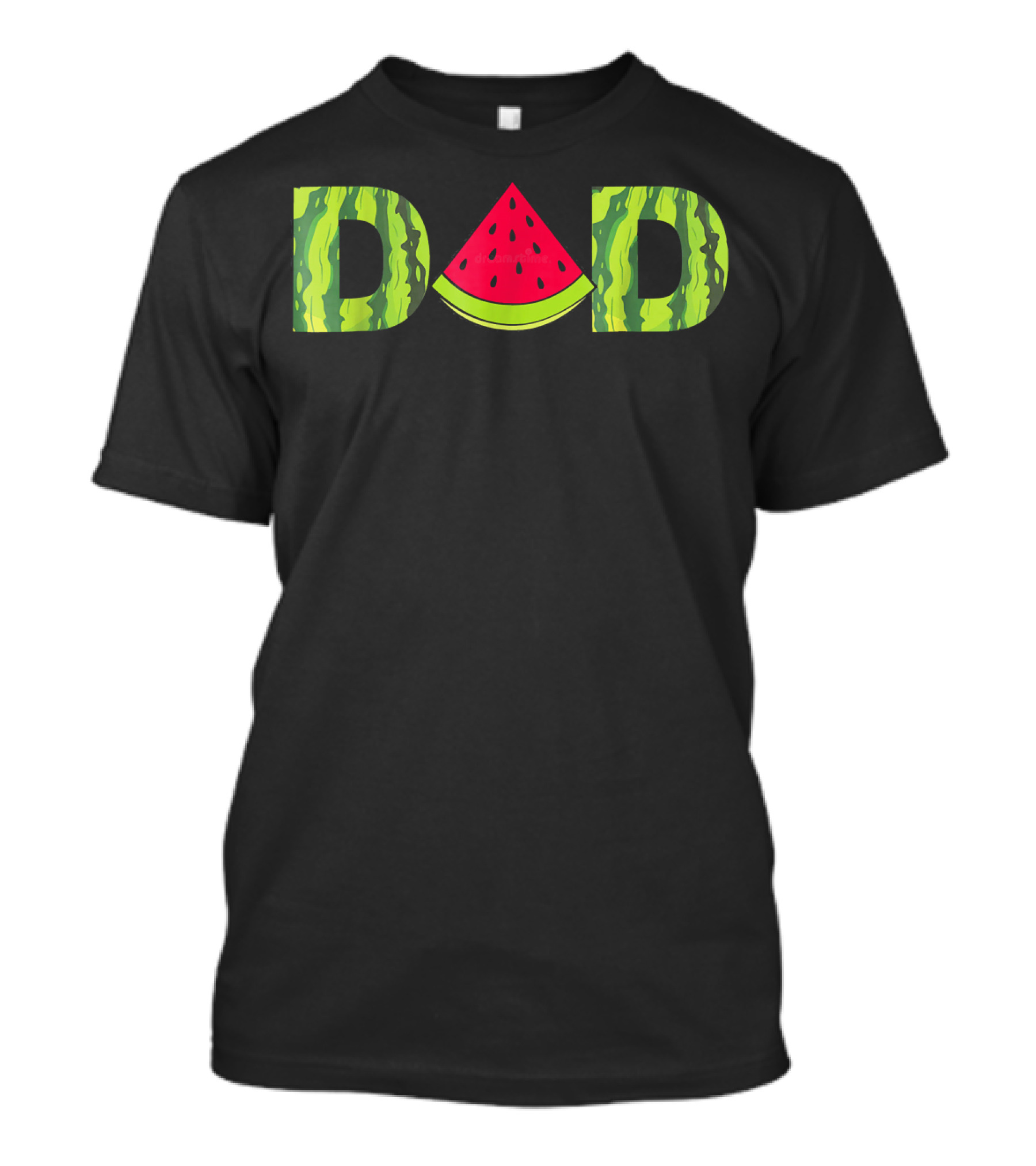 Dad Watermelon Middle T-Shirt