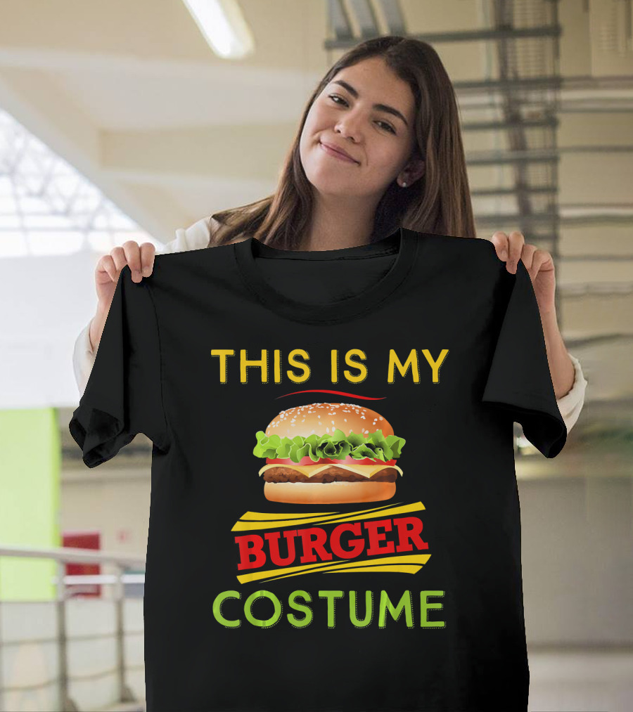 This Is My Burger Costume Halloween T-Shirt