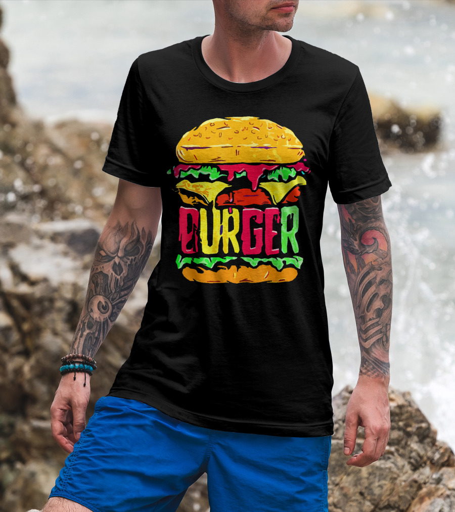 Burger Layers Giant Hamburger T-Shirt