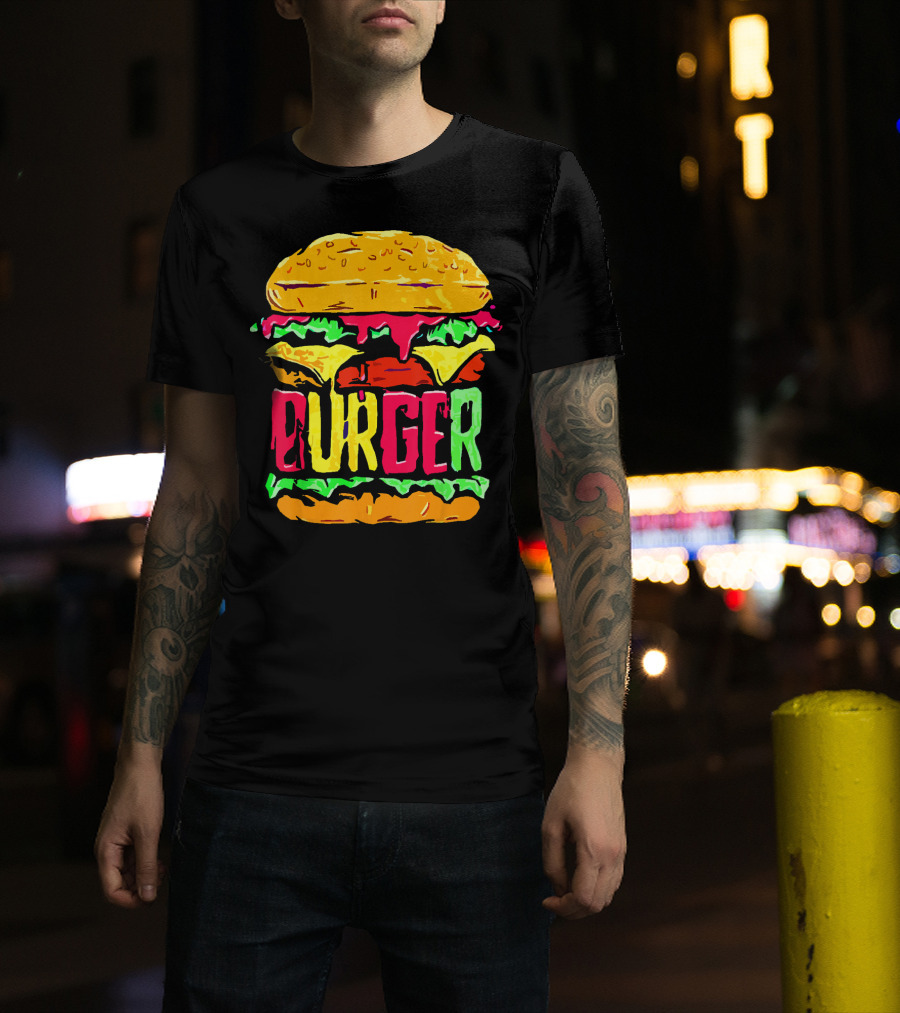 Burger Layers Giant Hamburger T-Shirt