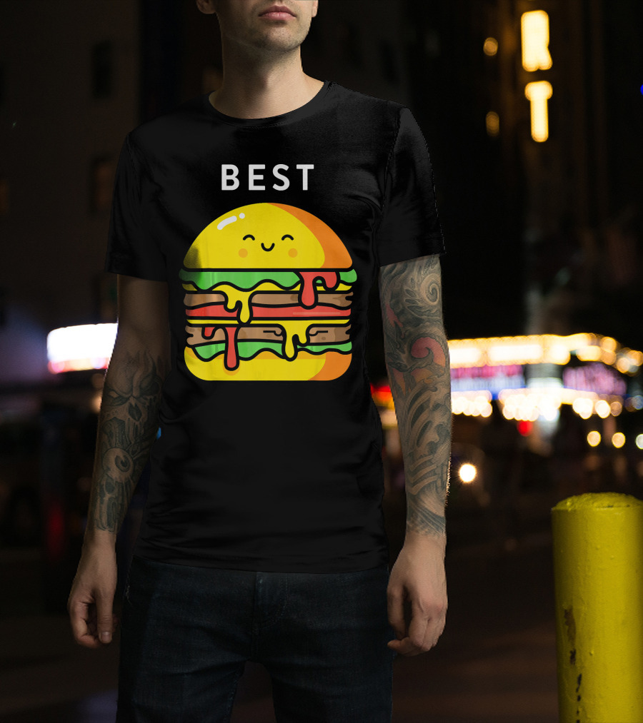 Best Burger Fries Best Friend Matching T-Shirt