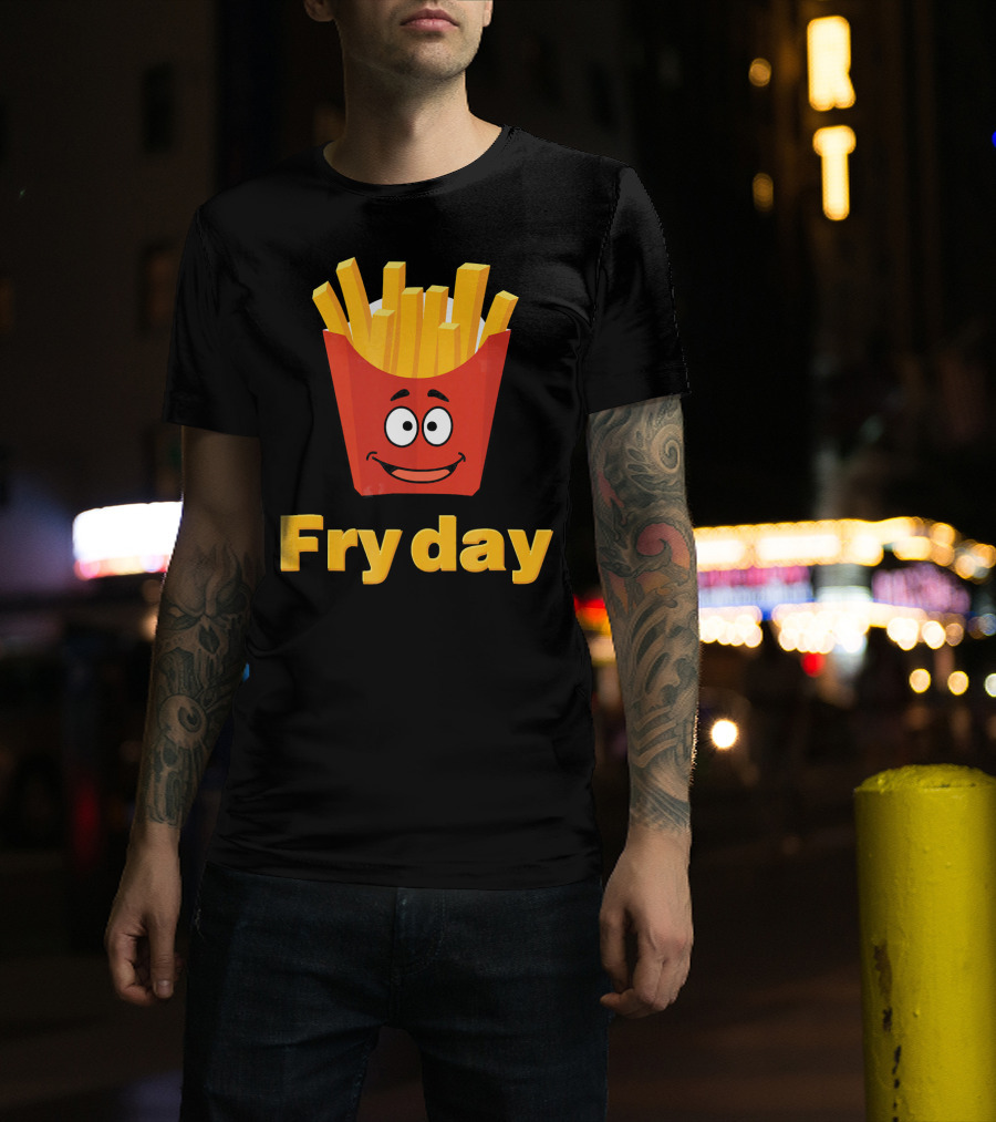 Fry Day Funny Fries Fry Day Burger Frid T-Shirt