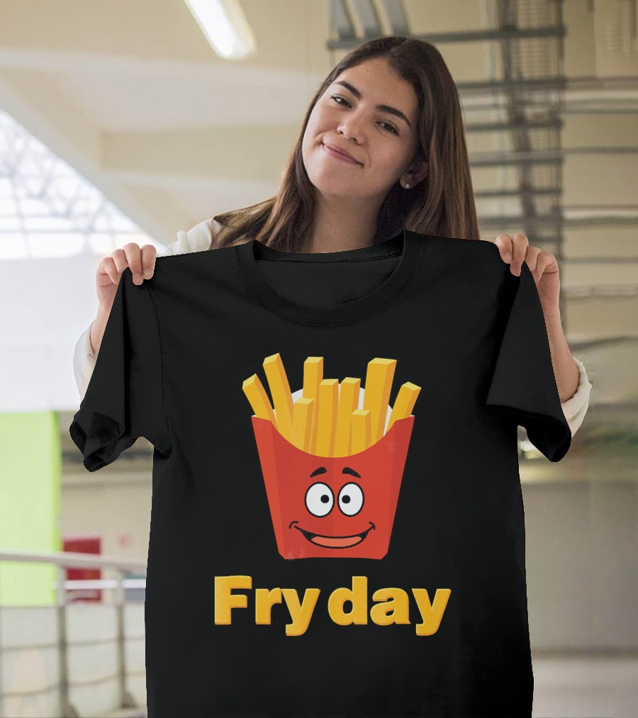Fry Day Funny Fries Fry Day Burger Frid T-Shirt