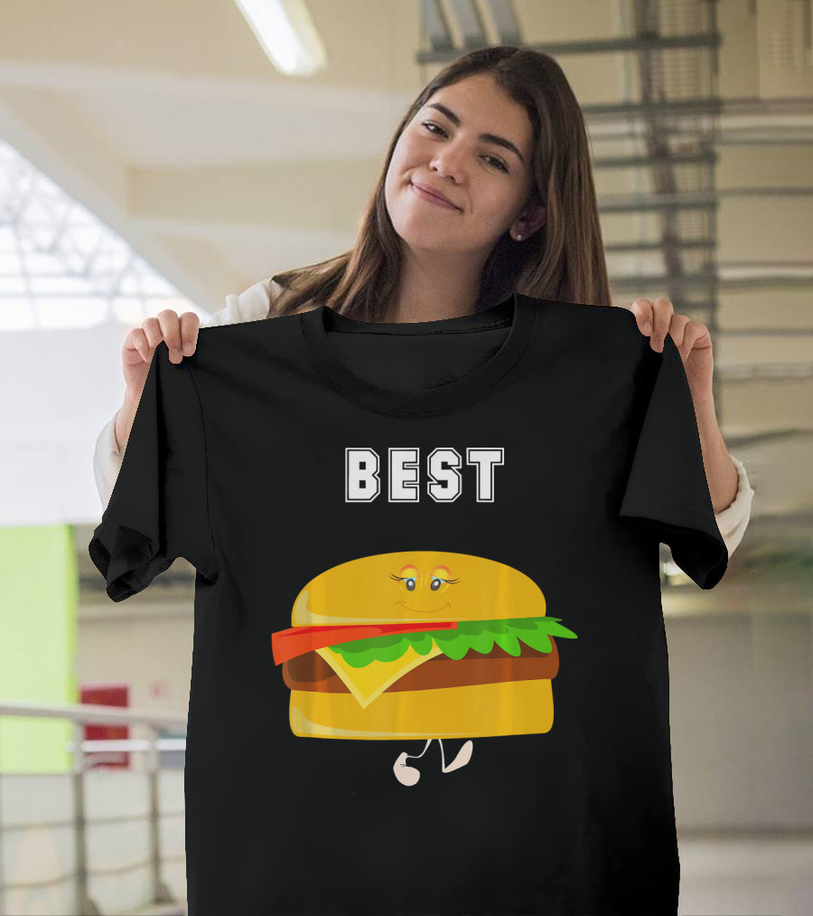 BEST Friends Matching Burger BFF T-Shirt