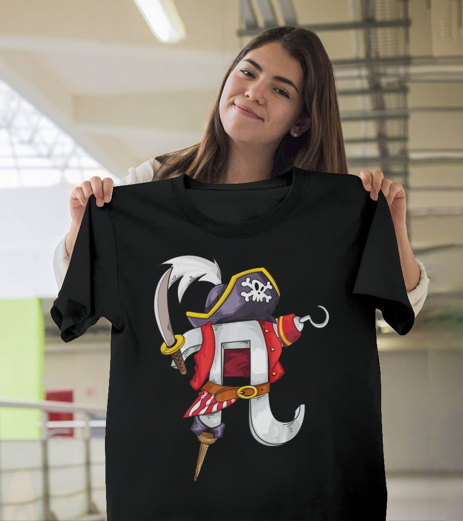 Pi Pirate Costume Cool Math Lovers T-Shirt