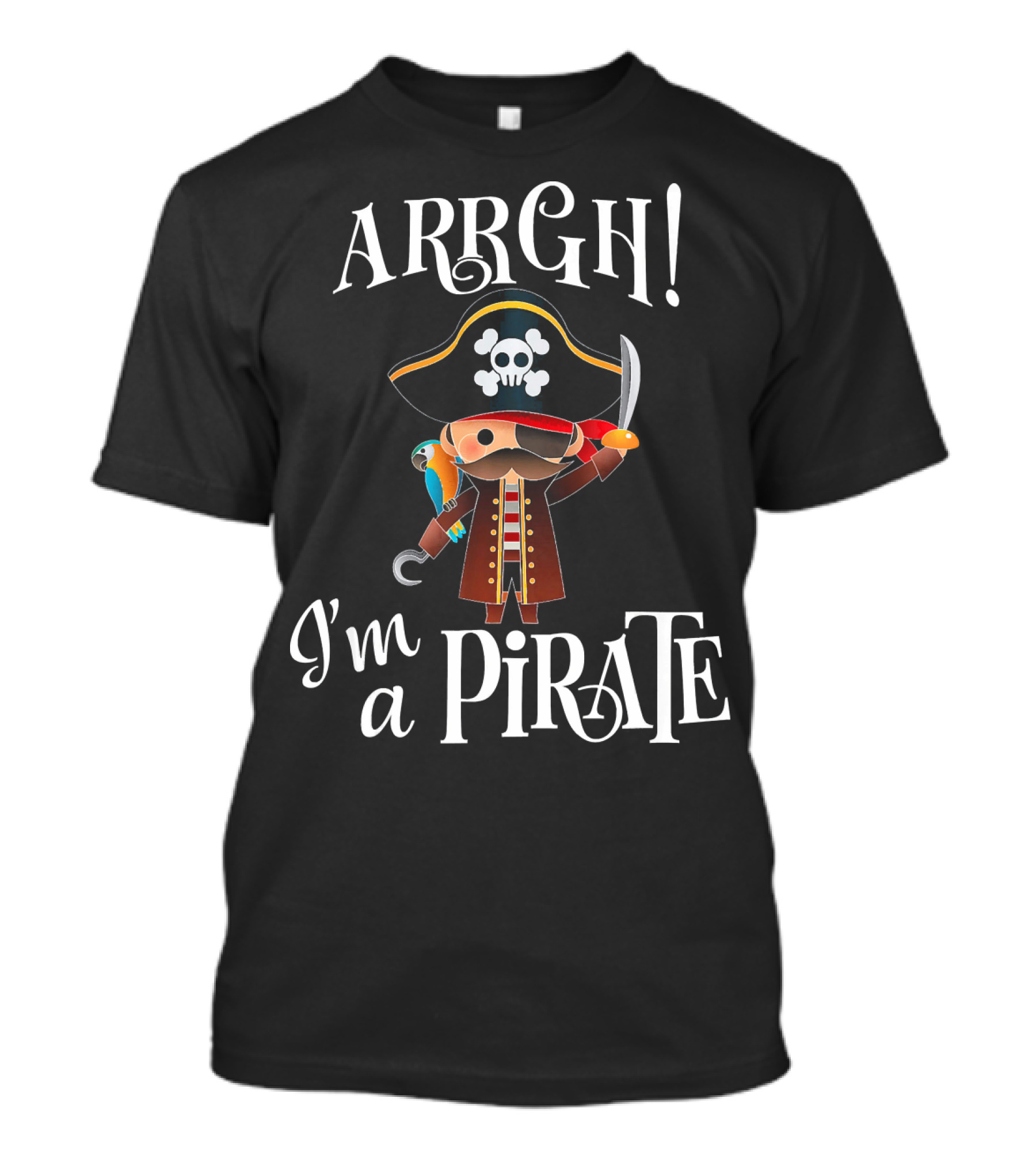 ARRGH I'm A Pirate With Parrot And Sword For Boy T-Shirt
