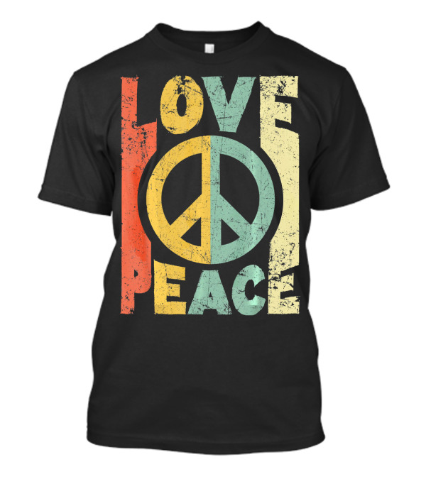 Love Peace Freedom 60s 70s Vintage Retro Peace T-Shirt