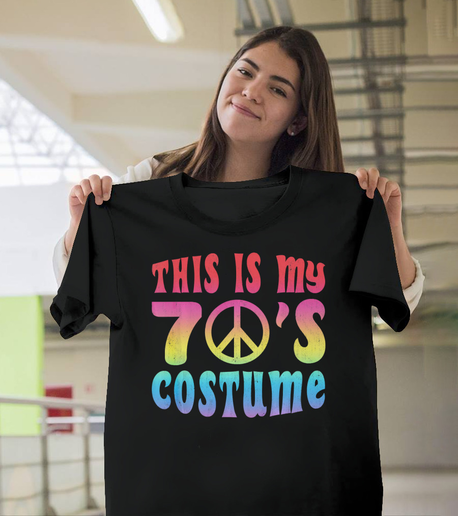 This Is My 70's Peace Sign Costume T-Shirt