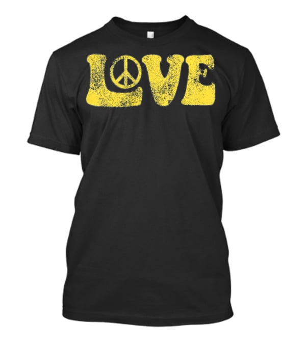 LOVE Peace Sign Groovy T-Shirt