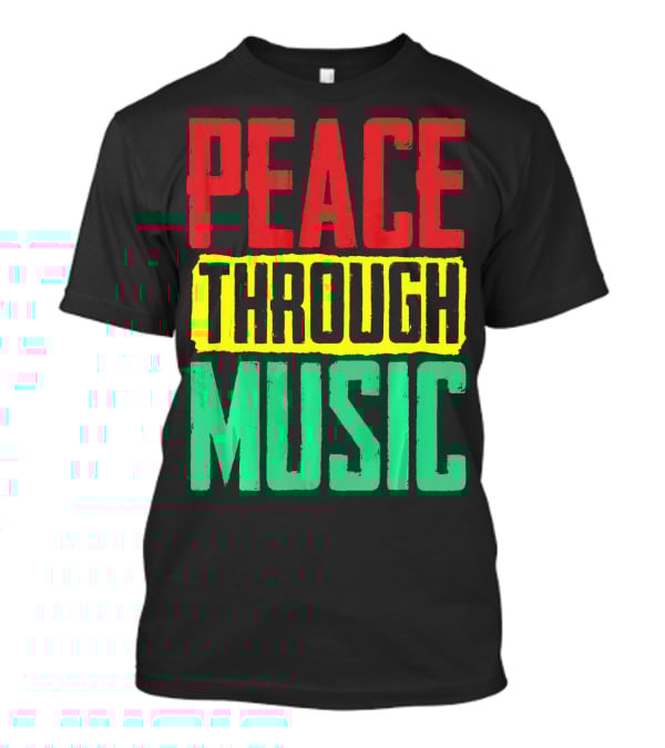 Peace Through Music Reggae Concert T-Shirt