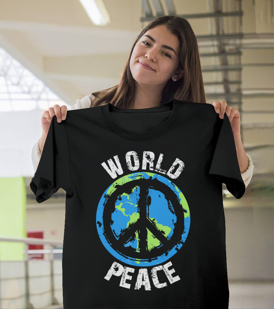 World Peace Global Peace Earth T-Shirt