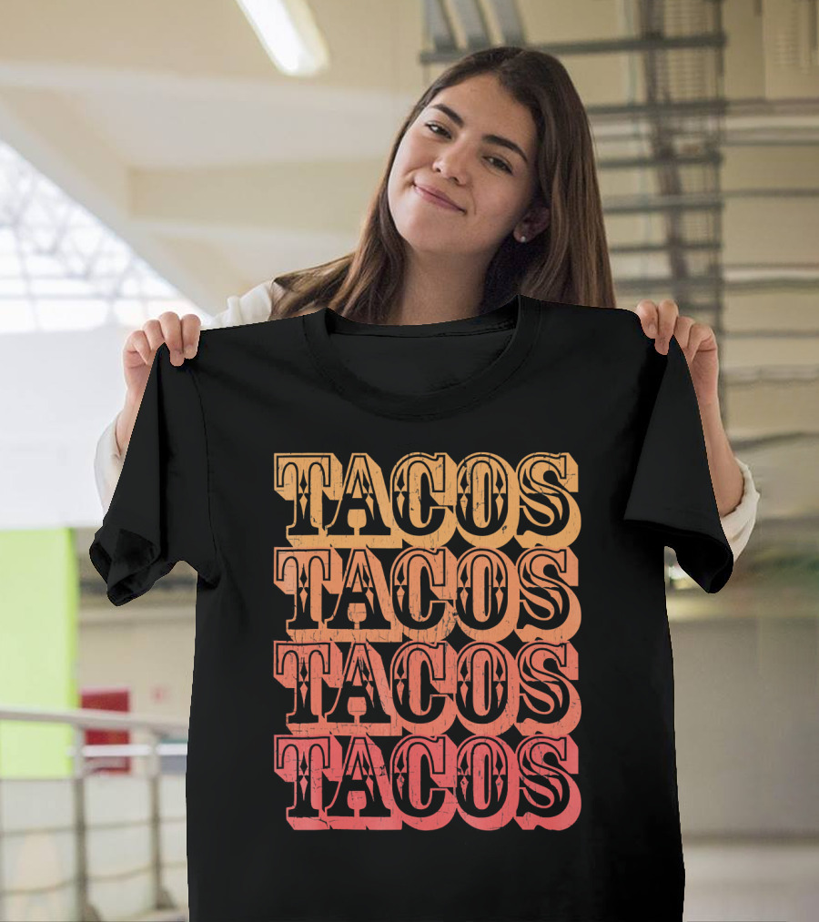 Tacos Retro Taco Vintage Taco T-Shirt