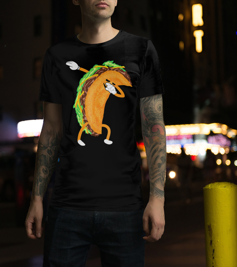 Dabbing Taco Cute Taco Cinco De Mayo Fun T-Shirt