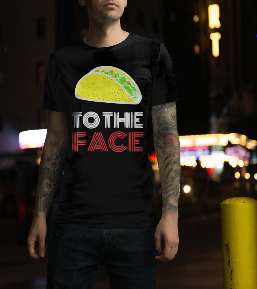 Vintage Taco To The Face Tuesday T-Shirt