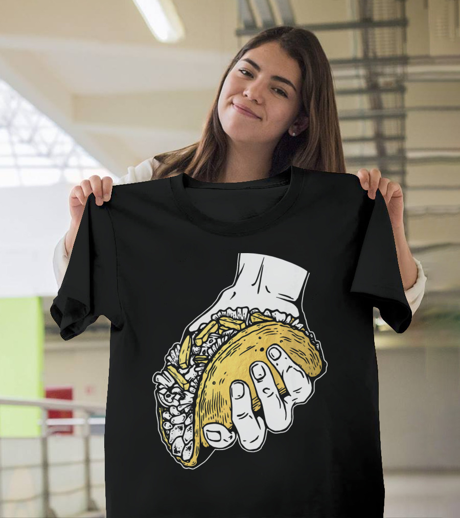Taco Hand Holding Classic Street Food T-Shirt