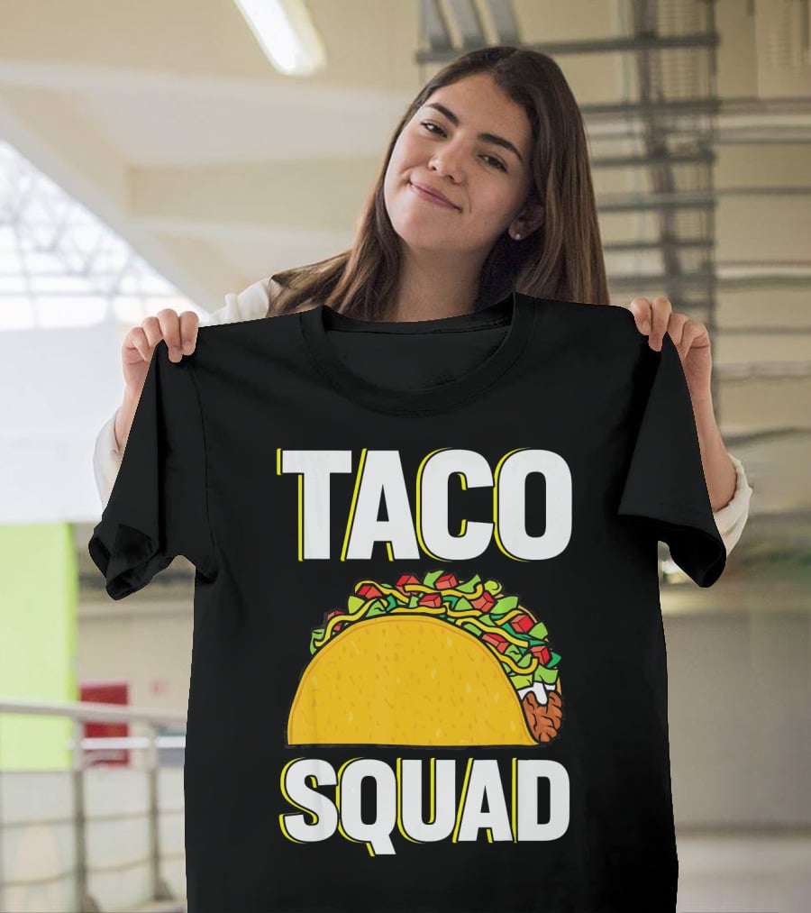 Taco Squad Funny Food Lover Team T-Shirt