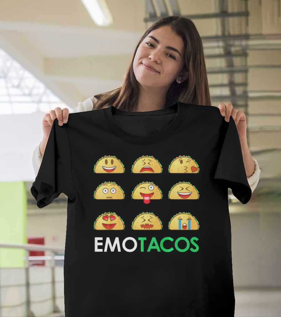 EmoTacos Nine Taco Emoji Expressions T-Shirt
