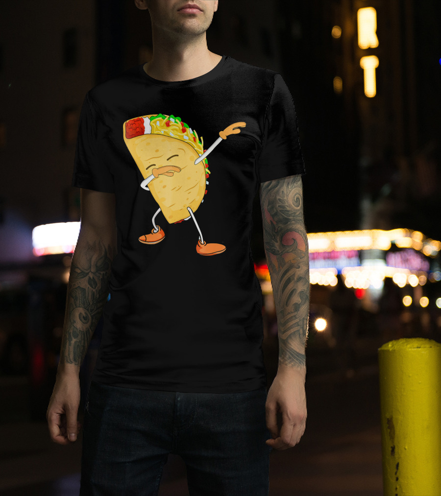 Dabbing Taco Mexican Food Lover Dance Fiesta T-Shirt