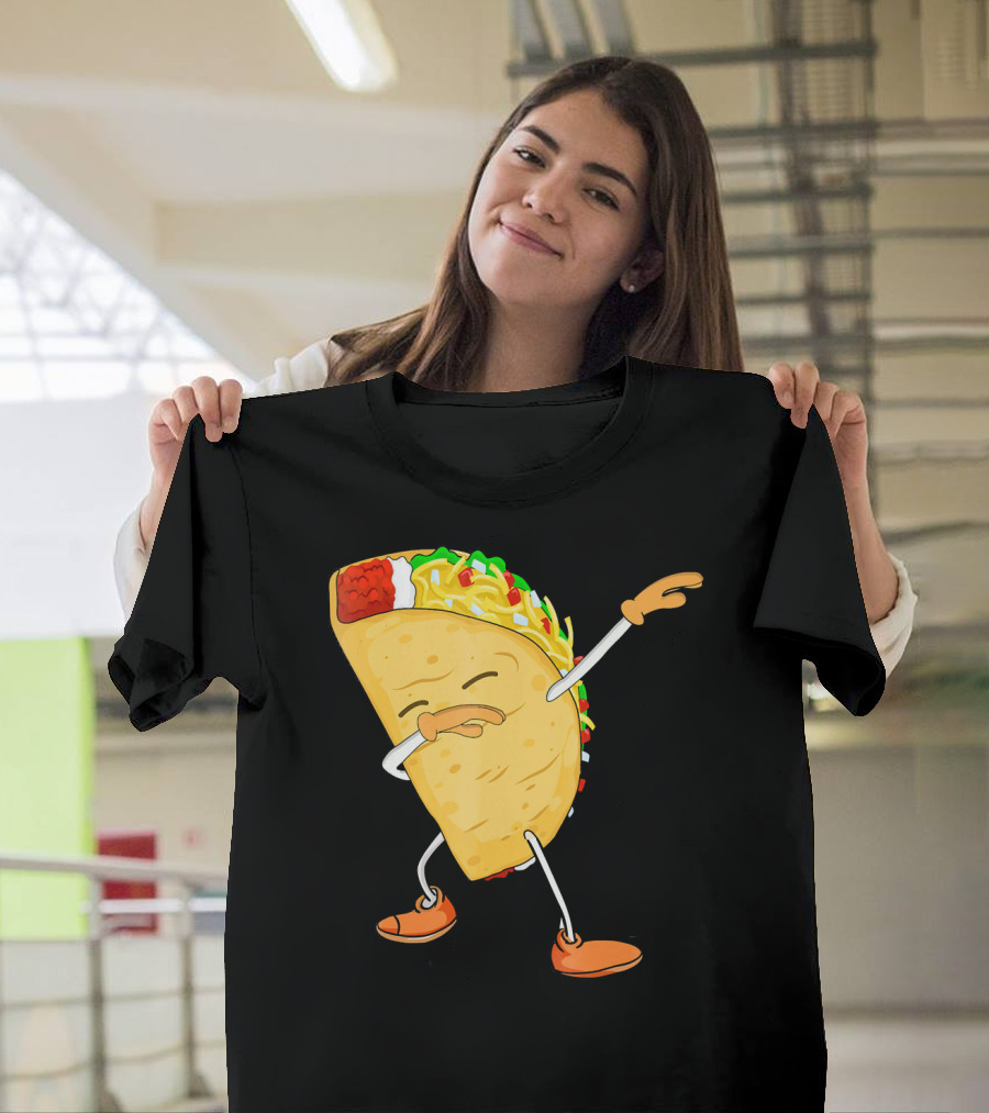 Dabbing Taco Mexican Food Lover Dance Fiesta T-Shirt