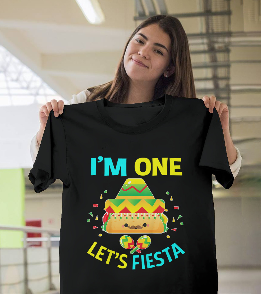 I'm One Let's Fiesta Taco 1st Birthday T-Shirt