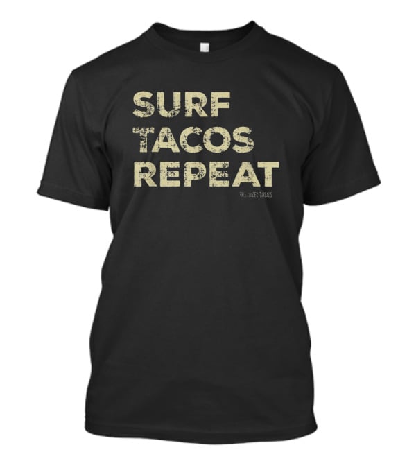 Surf Tacos Repeat PB Water Threads T-Shirt