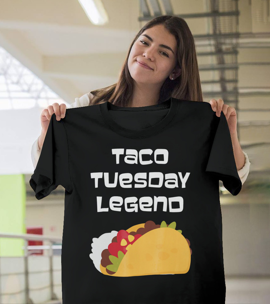 Taco Tuesday Legend Mexican Food Achievement T-Shirt