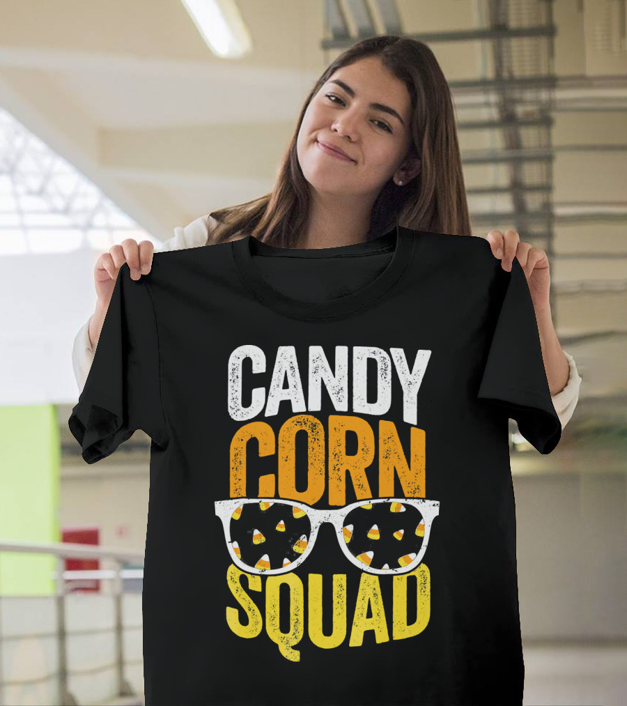 Candy Corn Squad Halloween Party Sunglasses T-Shirt