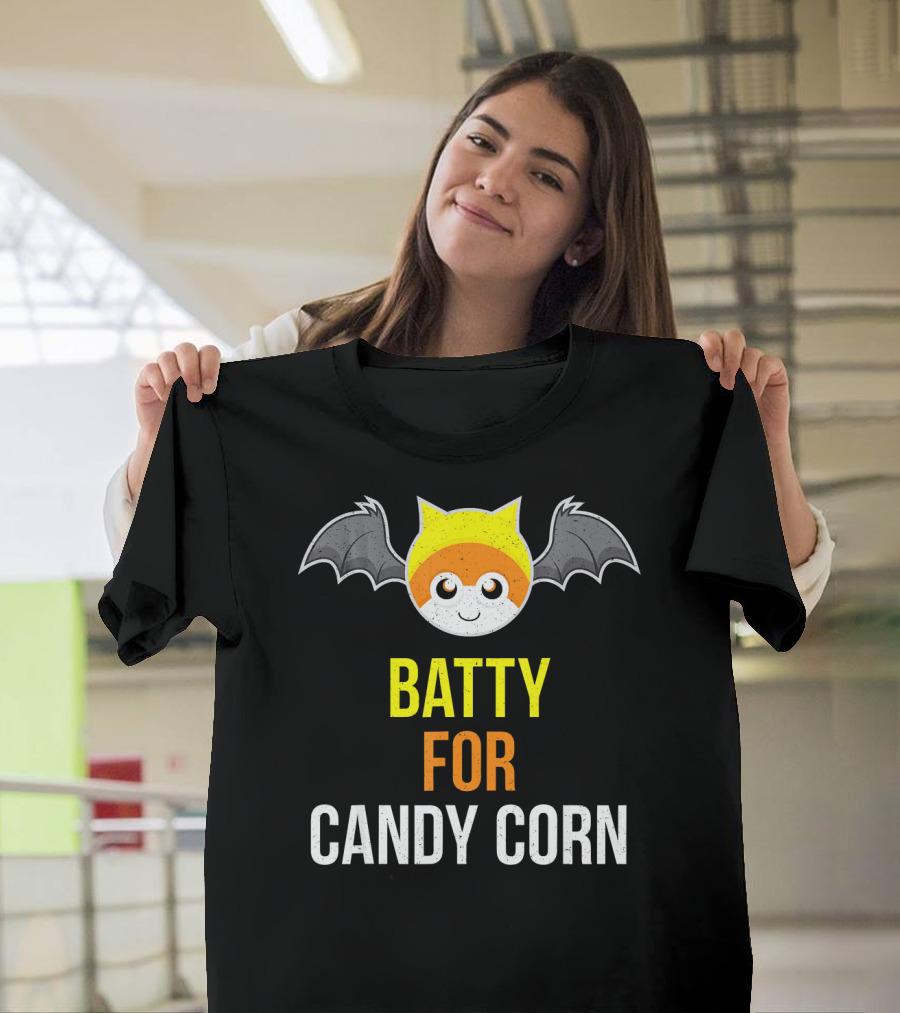 BATTY FOR CANDY CORN Adult And Youth T-Shirt