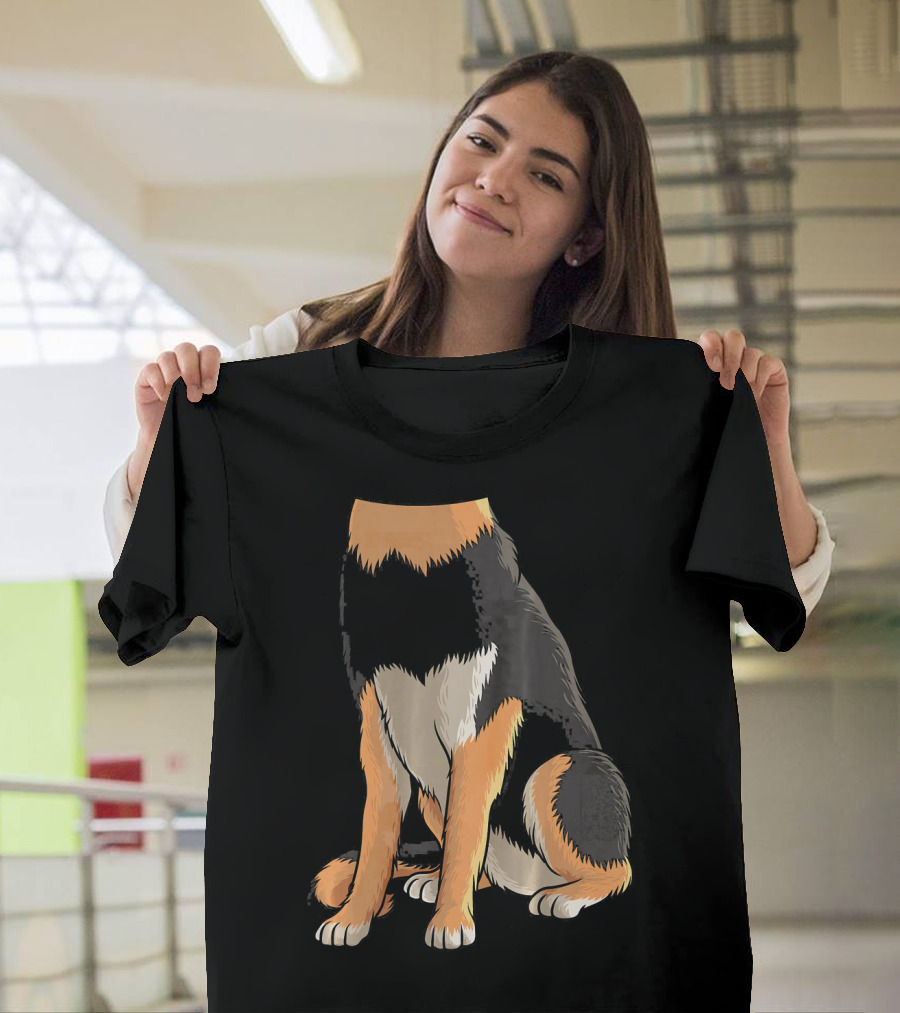 Cool German Shepherd Dog Halloween Costume Headless T-Shirt