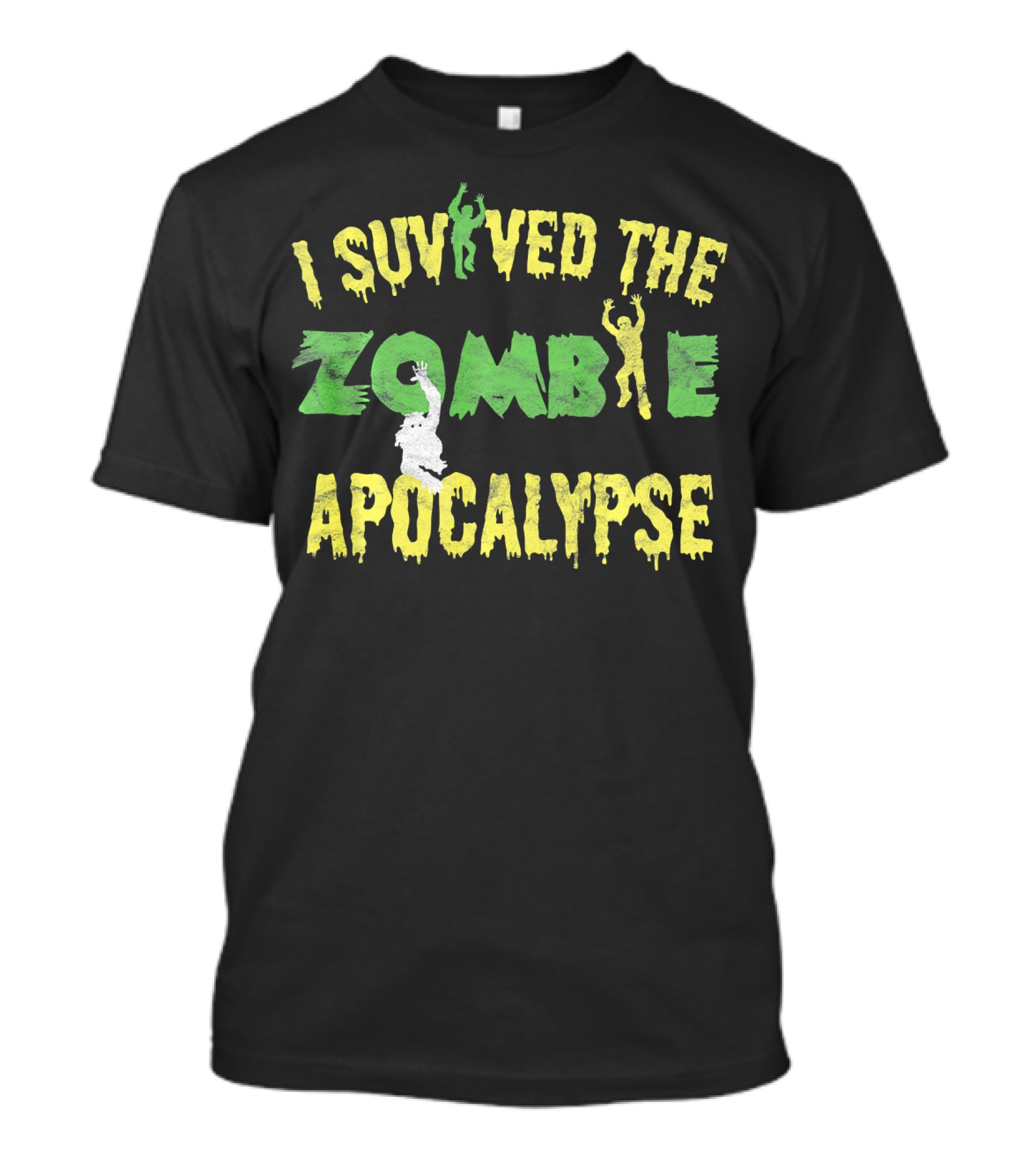 I Survived The Zombie Apocalypse Halloween T-Shirt