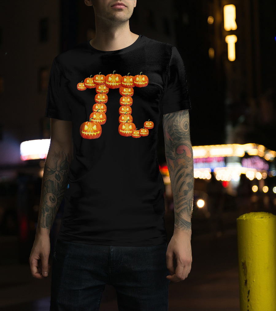 Pumpkin Pi Clever Halloween Humor T-Shirt