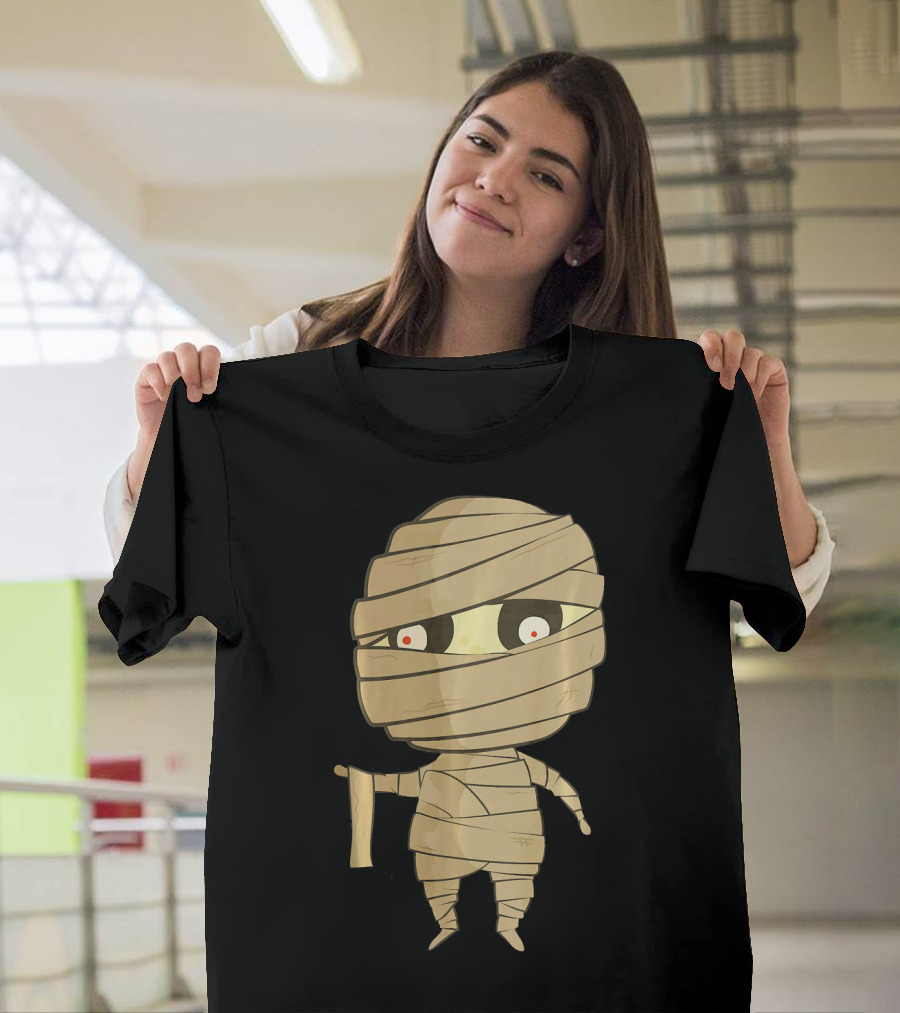 Mummy Halloween Cute Character T-Shirt
