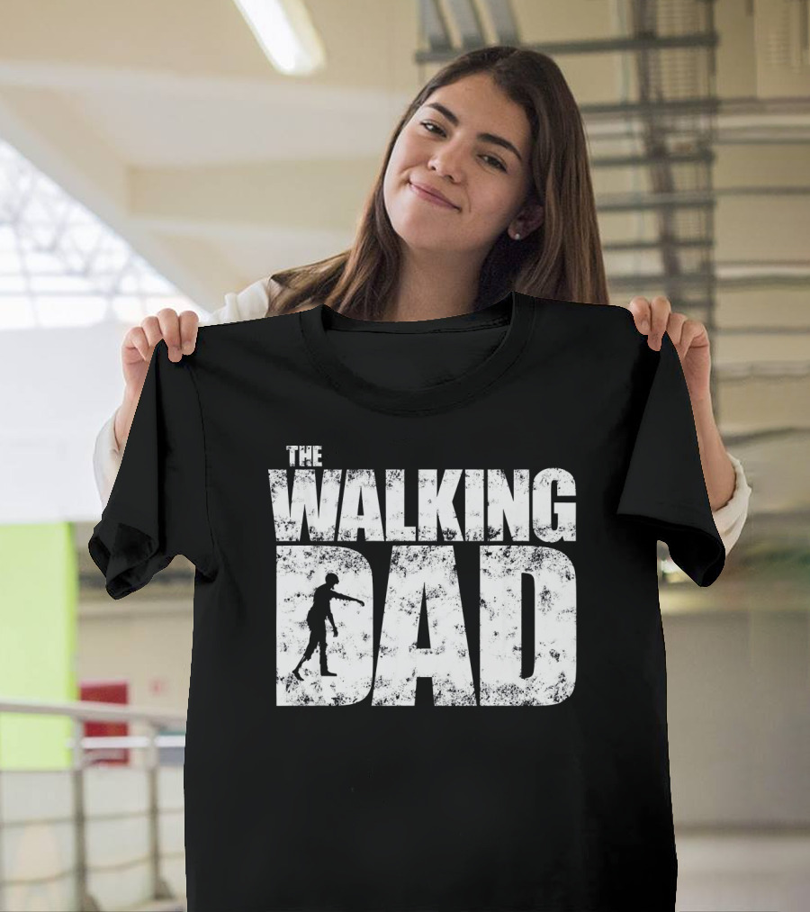 The Walking Dad Zombie Halloween Father Me T-Shirt