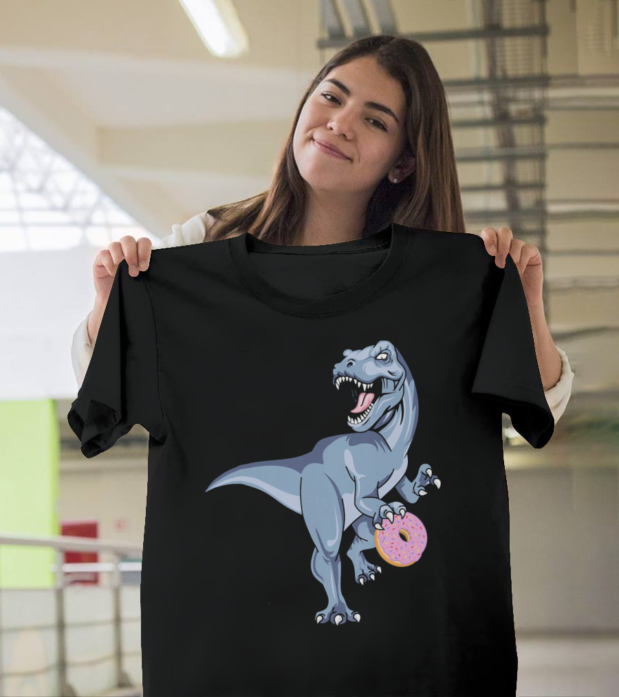 Dinosaur Donut Dino Doughnut Sprinkles T-Rex T-Shirt