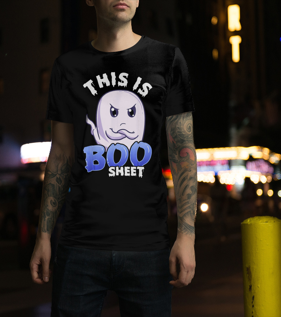 This Is Boo Sheet Ghost Face Boo Sheet T-Shirt