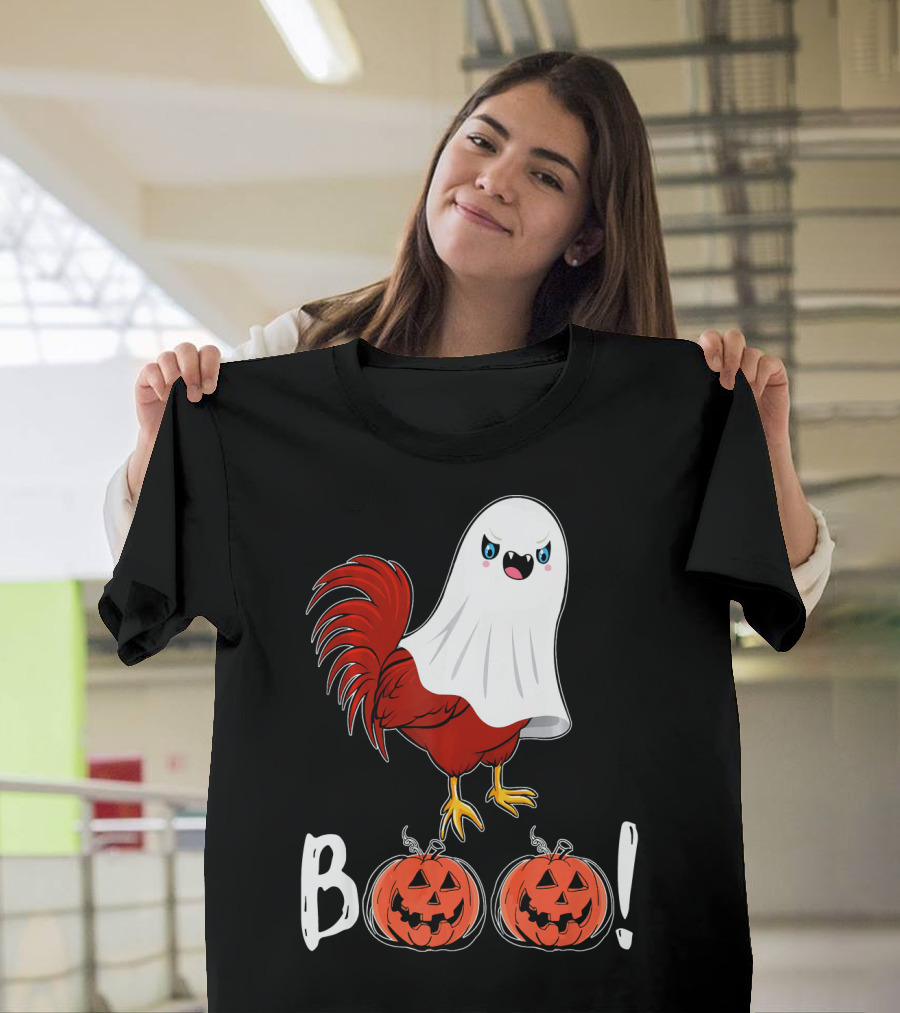 BOO Chicken Ghost Jack-O'-Lanterns T-Shirt