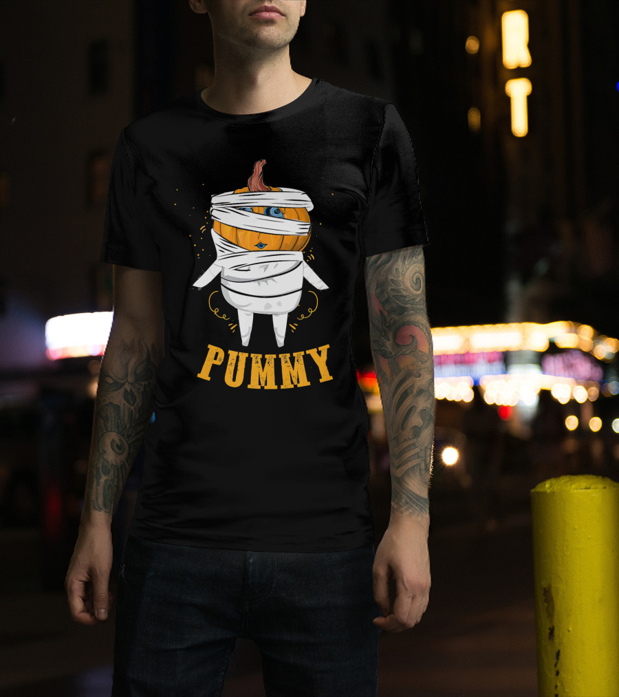 Funny Mummy Pumpkin Pummy T-Shirt