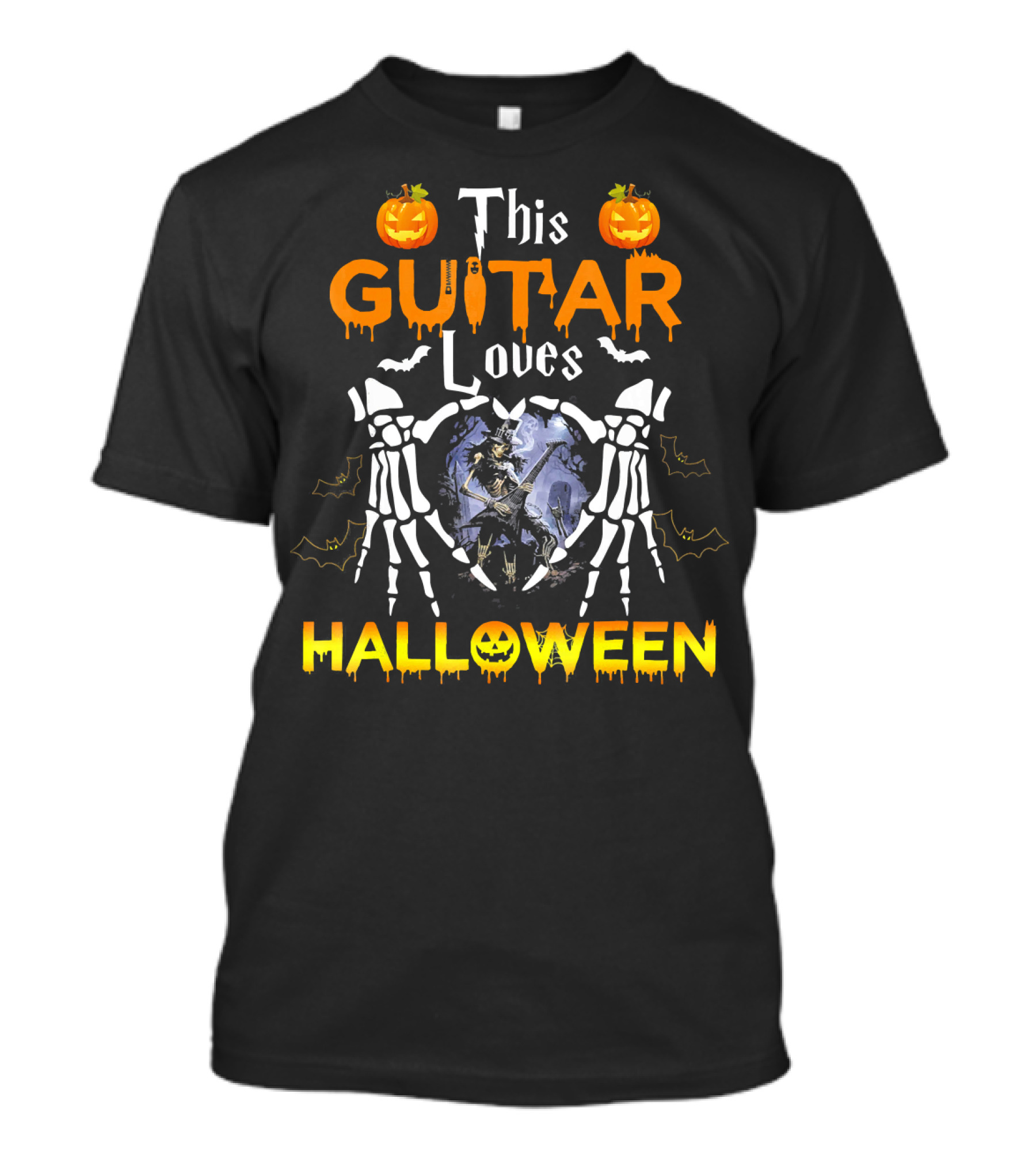 This Guitar Loves Halloween T-Shirt