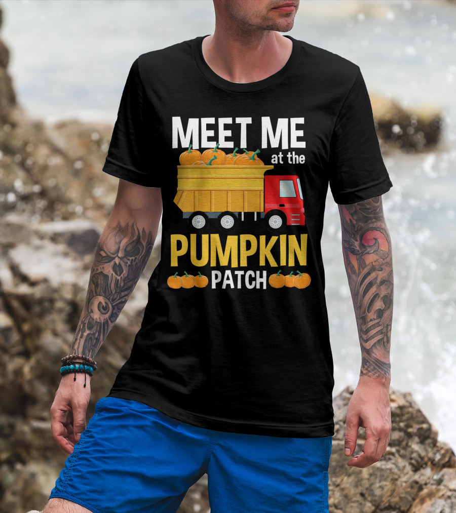 MEET ME AT THE PUMPKIN PATCH Toddler Thanksgiving Shirts Kids T-Shirt
