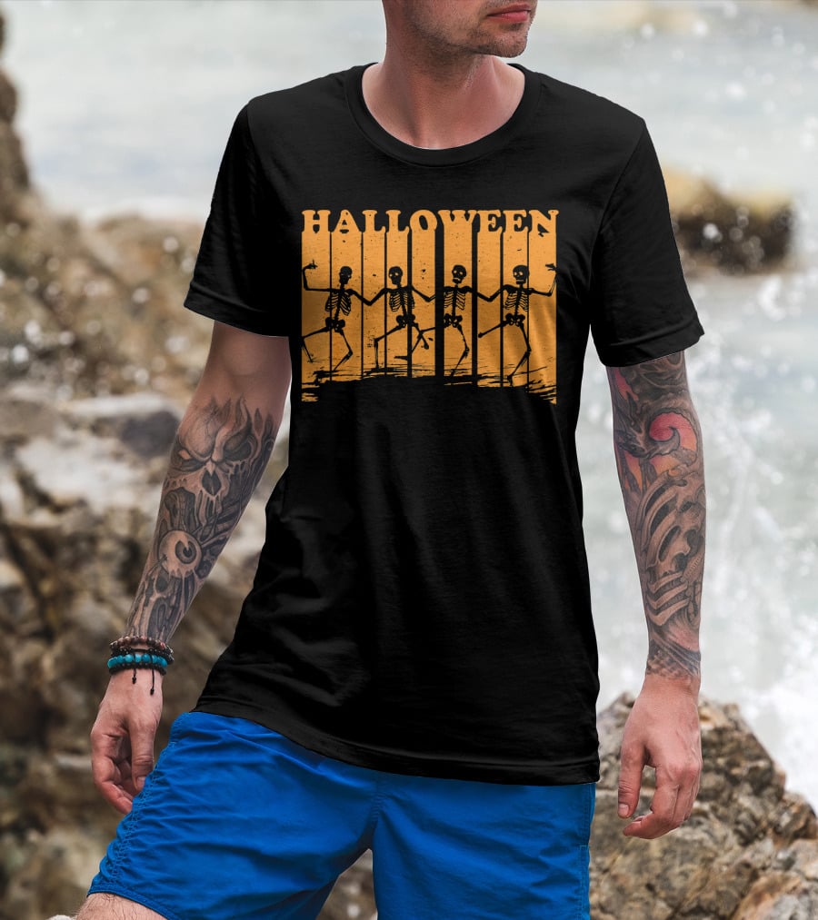 Halloween Dancing Skeletons T-Shirt