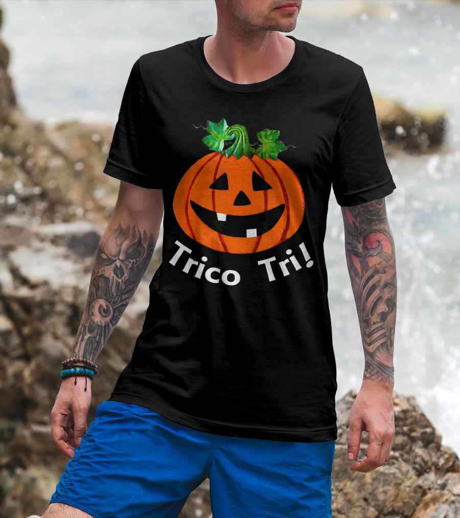 Trico Tri Pumpkin Halloween Jack-O'-Lantern T-Shirt