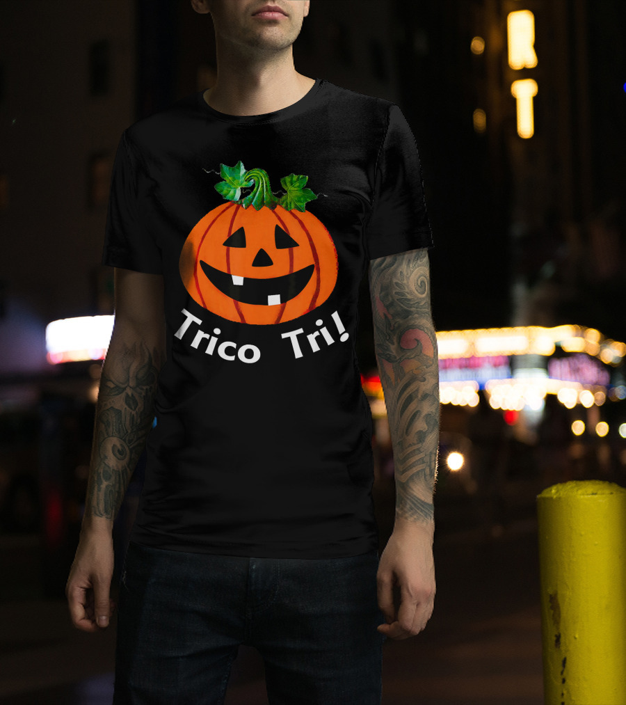Trico Tri Pumpkin Halloween Jack-O'-Lantern T-Shirt