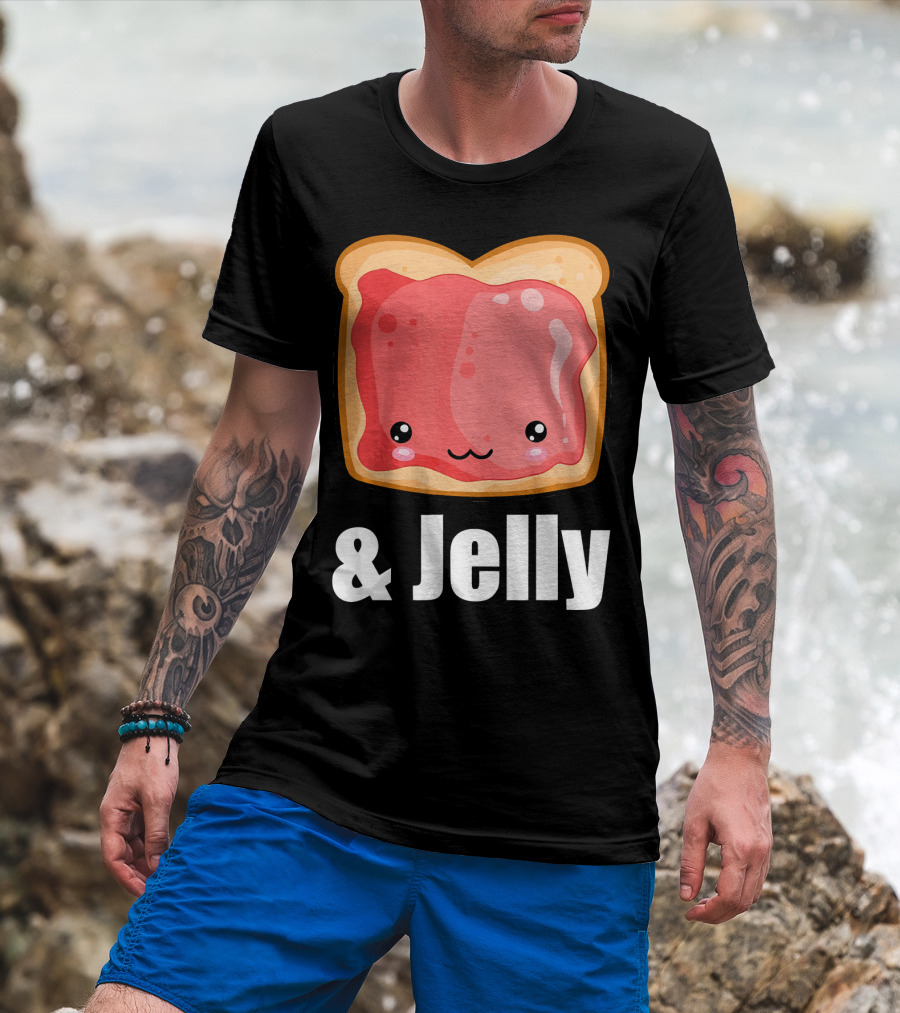 Kawaii Jelly Toast Cute Cartoon PB&J Matchi T-Shirt